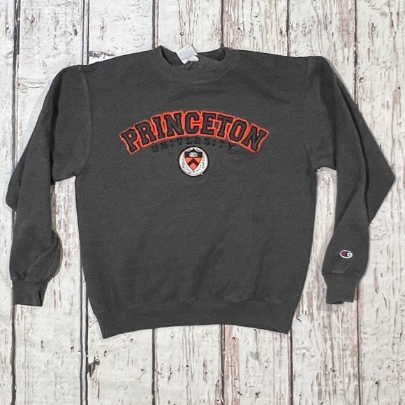 Princeton University Tigers Champion Stitched NCAA College Ivy League Sweatshirt - Picture 1 of 5
